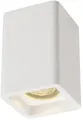 SLV PLASTRA Deckenleuchte, QPAR51, eckig, weißer Gips, max. 35 W (148004)