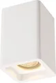SLV PLASTRA Deckenleuchte, CL-1, eckig, weisser Gips, GU10, max.35W