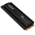 Crucial T500 SSD 2TB PCIe Gen4 NVMe M.2 Interne Festplatte mit Kühlkörper