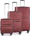Stratic Bendigo Light + - Koffer-Set 3-teilig (S, M, L) - Rotwein