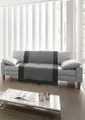 Biederlack Sofaschoner Cotton Cover Salt & Pepper, mit Fransen