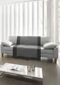 Biederlack Sofaschoner "Cotton Cover Salt & Pepper", grau (anthrazit), B/L: 100cm x 200cm