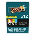 Riegel, glutenfreie SnackRiegel, Dark Chocolate Nuts & Sea Salt, hoher Ballas...