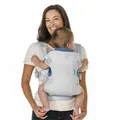 Infantino Flip 4-in-1 Babytrage Hellgrau Ergonomisch Verstellbar Leicht 3,6-14,5