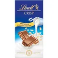 Lindt Schokolade | Vollmilch Crisp Tafel | 100g | zartschmelzende Vollmilch-Schokolade mit knusprigen Crispstückchen | Schokoladen-Tafel