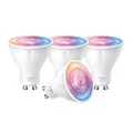 Tapo L630(4-Pack) smarte WLAN Glühbirne GU10, Energie sparen, 3,7 W Entspricht 50W, dimmbare Lampe, kompatibel mit Alexa,Google Assistant, Mehrfarbrige
