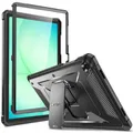 Fintie Hülle für Samsung Galaxy Tab A11+ Plus 11" 2025 / Tab A9+ Plus 11 Zoll 2023 Tablet, Ganzkörper-Rugged Hybrid Stand Schutzhülle mit eingebauter Schutzfolie, Schwarz