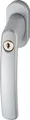 ABUS Fenstergriff FG200 Abschließbarer Fenstergriff, gl., Druckzylinder, Silber, AB208, Inkl. 1 Wendeschlüssel, in Kippstellung abschließbar, Fensterschutz