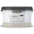 SEEBAUER diy Pastellfarbe PASTELLA Braun 2,5L (Bright Oak) Edelmatte Wandfarbe Braun Beige - Innenfarbe sehr hohe Deckkraft - Matt, Abwaschbar und Tropffrei