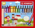 14x Stabilo® Fasermaler Kinder Filzstifte Dreikant Trio® Scribbi sortiert