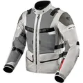 Revit Cayenne 2 Motorrad Textiljacke, silber, Größe L für Männer