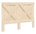 vidaXL Bett Kopfteil 140x104 cm Massivholz Kiefer (1-tlg)