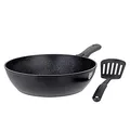GRÄWE Pfanne Aluminium 28 cm, mit abnehmbarem Griff inkl. Pfannenwender