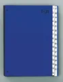 PAGNA Pultordner DIN A4 32 Taben blau 24329-02