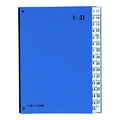 Pagna Pultordner Color (Pultmappe, 32 Fächer, 1-31) blau