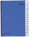 Pagna® 24329-02 Pultordner Color-Einband - Tabe 1 - 31, 32 Fächer, blau