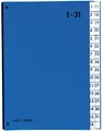 PAGNA Pultordner Color DIN A4 1 31 31 Fächer blau