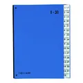 Pagna Pultordner Color (Pultmappe, 32 Fächer, 1-31) blau & Pultordner Classic (P