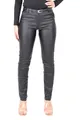 Malito - Damen Chinohose - schicke elastische Lederoptik Hose - Festliche Elegante Stretch Damenhose 1031 - Schwarz S