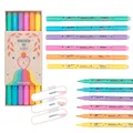 PENfection 6er Highlighter- und Marker-Set - Markieren - radieren - übermalen