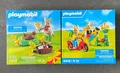 Playmobil 4452 „Osterhäschen mit Huhn“ und 4458 "Häschen's erster Schultag", neu