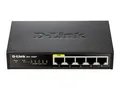 D-Link DES 1005P - Switch - unmanaged - 4 x 10/100 + 1 x 10/100 (PoE)