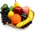 Dekorative Künstliche Früchte, 10 Arten, 12 Stück, Obstschale füllen
