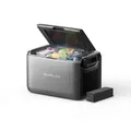 EF ECOFLOW 55L Tragbare Kühl- und Gefrierbox, Zweizonen-Autokühlbox mit 298-Wh-Batterie, App-Steuerung, 39 Stunden netzunabhängige Kühlung