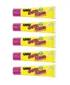 5 x UHU Bastelkleber Kleber zum Basteln 90g Tube Lösungsmittelfrei trocknet klar