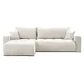 ECKSOFA Gepolstertes CLOUD mit Schlaffunktion und Bettkasten, Wind 02