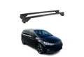 OMAC Dachträger Dachgepäckträger für VW Touran 2003-2023 Auminium Schwarz (2-St), Wasserbeständig,Abnehmbar,Multifunktional,Leichtgewichtig