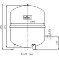 Reflex Membran-Druckausdehnungsgefäß 4 bar, Reflex N, weiß Typ 35
