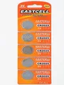 5 x CR2025 3V Lithium Knopfzelle 150 mAh (1 Blistercard a 5 Batterien) EINWEG EASTCELL
