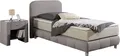 Boxspringbett HOME AFFAIRE "Cesson, in verschiedenen Breiten", beige, B:107cm L:207cm, Komplettbetten, Boxspringbett, inkl. Topper, wahlweise in H2, H3 oder H4 erhältlich