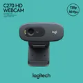 Logitech Webcam C270, HD 720p, schwarz 1280x720, 30 FPS, USB, Retail 960-001063