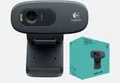 Logitech C270 HD-Webcam USB Hi-Speed Video Stream für Windows / Mac 3MP