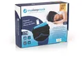 DS Produkte GmbH mysleepmask Schlafmaske L-XL schwarz-blau inkl. 2 Gelpads & 2 Paar Ohrstöpsel -