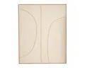 Mica Decorations Wanddekoobjekt Mica Wanddeko Beige 100x80 cm