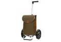 Andersen Einkaufstrolley Tura Shopper Saira khaki, klappbare Ladefläche, belastbar bis 50kg, wasserabweisend