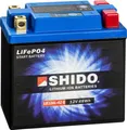 Shido Lithium Motorradbatterie LiFePO4 LB12AL-A2 Q 12V