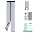 Apalus VP Fliegengitter Tür 90x210 cm Magnet Insektenschutz Klett