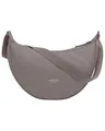 LARKSON Crossbody Bag Damen & Herren Braun - Solveig Large - Große Umhängetasche im Halbmond Style - Halbrunde Schultertasche - Moon Bag Design - Wasserabweisend