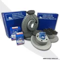 ATE Bremsenset vorne + hinten Bremsscheiben + Bremsbeläge für VW Touran
