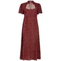 Lily and Lionel Midikleid Primrose Garden Print Maxi Dress Damen rot 40