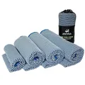Pandoo Bambus-Handtuch, Gr. L, blau