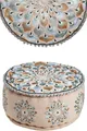 Marrakesch Orient & Mediterran Interior Pouf Orientalische Pouf Hocker Bodenkissen Deko Azet -2- (1-St), Handarbeit