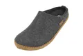 Haflinger Emils Toffel Filzpantoffel Hausschuh mit Ledersohle Unisex Hausschuh