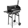 Holzkohlegrill BBQ Grill Grillwagen Smoker Barbecue Räuchergrill mit Thermometer