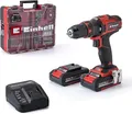 Einhell Akku-Schlagbohrschrauber-Set TE-CD 18/40 Li-i +64 (2x2,0 Ah) Power