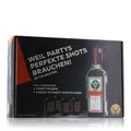 Jägermeister Kräuterlikör 1,75l in Geschenkbox mit Partypumpe & 4 Shotgläser